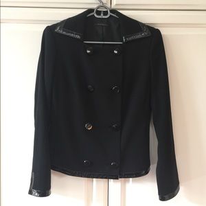 ELIE TAHARI Double-Breasted Fitted Jacket